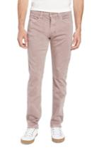 Men's Paige Federal Slim Straight Fit Jeans - Pink