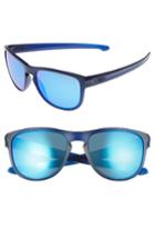Women's Oakley Sliver(tm) 57mm Round Sunglasses - Clear Blue/ Sapphire Iridium