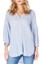 Women's Michael Stars Textured Tunic - Blue