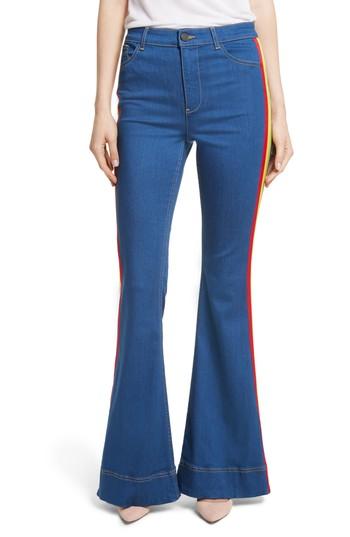 Women's Alice + Olivia Kayleigh Bell Jeans - Blue