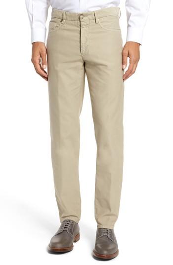 Men's Incotex Cotton Twill Five-pocket Pants