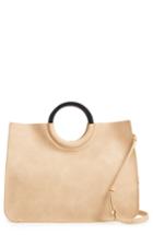Bp. Wood Handle Faux Leather Tote -