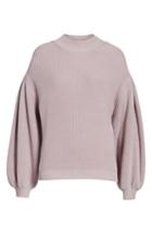Women's Leith Blouson Sleeve Sweater - Purple