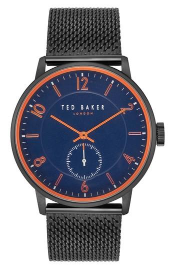 Men's Ted Baker London Owen Mesh Strap Watch, 42mm
