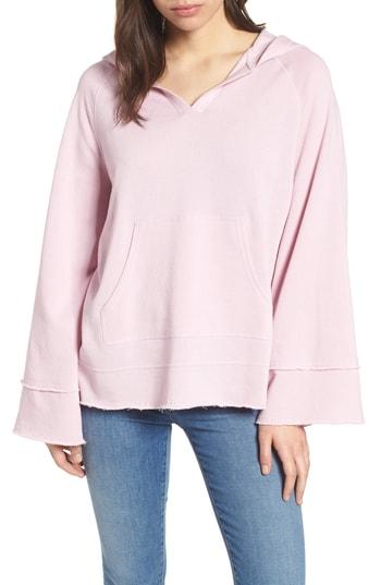 Women's Caslon Bell Sleeve Hoodie - Purple