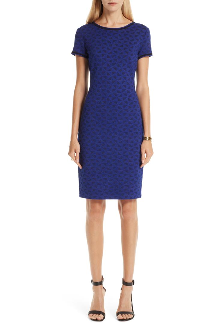 Women's Sandro Montaigne Metallic Bead Fit & Flare Dress Us / 36 Fr - Red