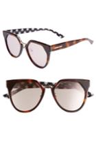 Women's Mcq Alexander Mcqueen 53mm Cat Eye Sunglasses - Havana