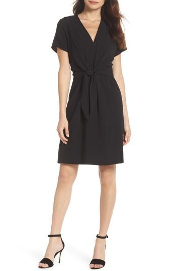 Women's Felicity & Coco Tie Front Sheath Dress - Black