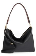 Sam Edelman Raelyn Leather Shoulder Bag - Black
