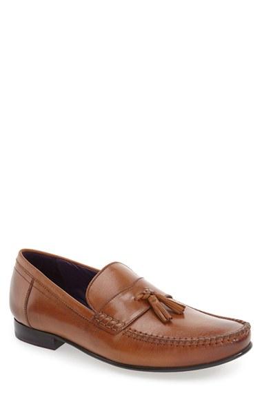 Men's Ted Baker London 'simbaa' Tassel Loafer M - Brown