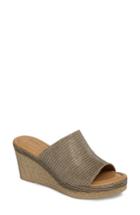 Women's Tuscany By Easy Street Octavia Espadrille Wedge .5 N - Metallic
