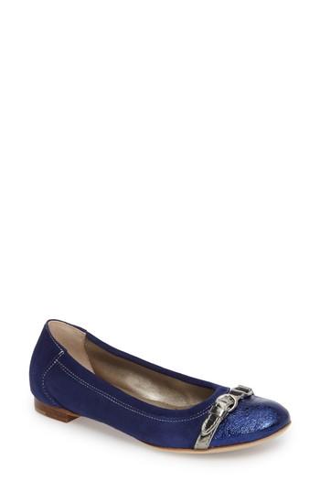 Women's Agl Cap Toe Ballet Flat .5us / 37.5eu - Blue