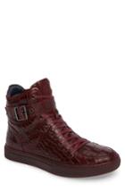 Men's Jump Sullivan High Top Sneaker .5 M - Burgundy