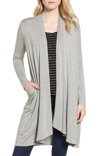 Women's Amour Vert Melissa Longline Cardigan - Grey