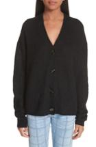 Women's Acne Studios Ivelia V-neck Cardigan - Black