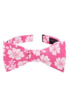 Men's Ted Baker London Hibiscus Floral Cotton & Silk Bow Tie