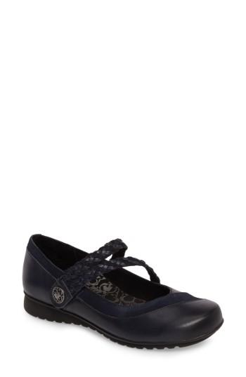 Women's Aetrex 'ada' Mary Jane Eu - Blue