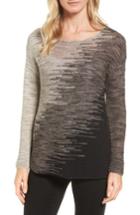 Women's Nic+zoe Blurred Lines Pullover - Beige