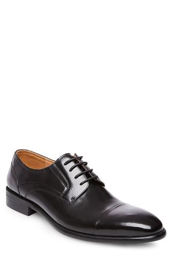 Men's Steve Madden Carlo Cap Toe Derby M - Black