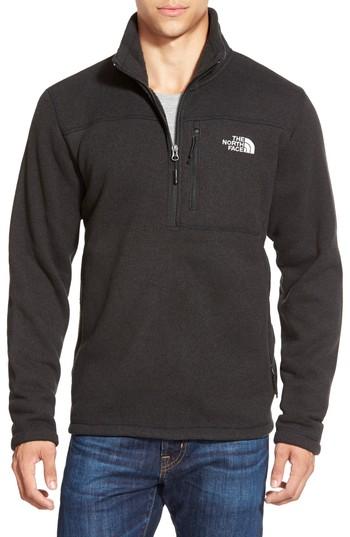 Men's The North Face Gordon Lyons Quarter-zip Fleece Jacket - Black