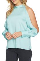 Women's 1.state Cold Shoulder Top - Green