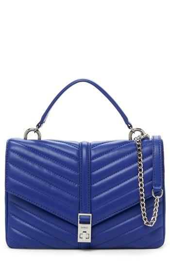Botkier Dakota Quilted Leather Top Handle Bag - Blue