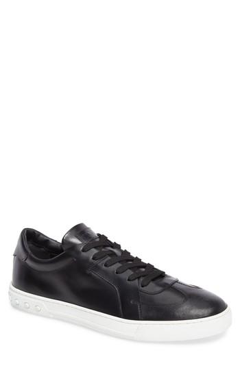 Men's Tod's Cassetta Leather Sneaker Us / 9uk M - Black