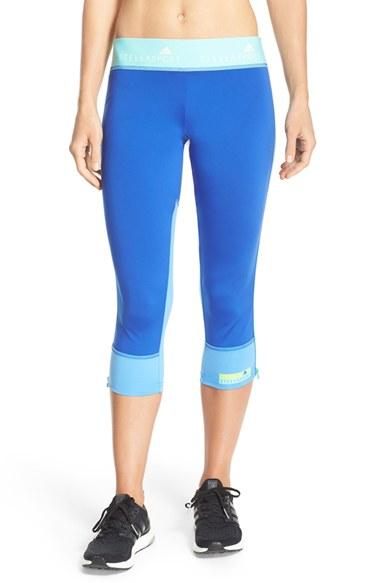 Women's Adidas Stellasport Colorblock Capris - Blue