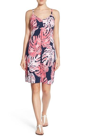 Women's Tommy Bahama 'pop Art Palms' Empire Waist A-line Dress