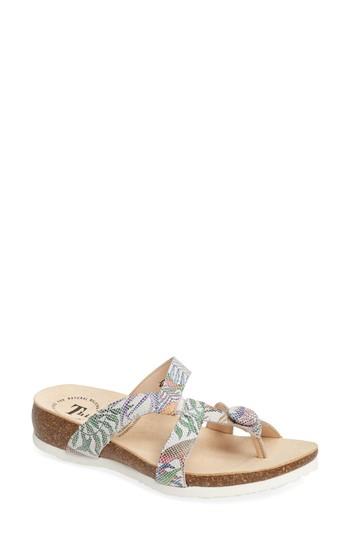 Women's Think! 'julia Strappy' Sandal -11.5us / 42eu - White
