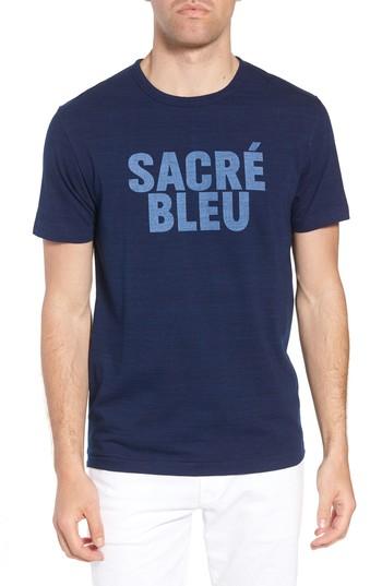 Men's French Connection Sacre Bleu Graphic T-shirt - Blue