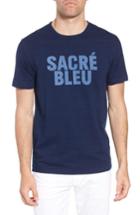 Men's French Connection Sacre Bleu Graphic T-shirt - Blue