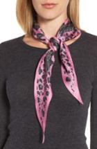 Women's Rebecca Minkoff Lotus Paisley Diamond Silk Scarf, Size - Pink