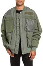 Men's Hudson Jeans Echo Oversize Bomber Jacket - Green