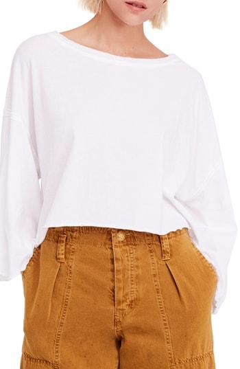Women's Free People Bird Gang Tee - White