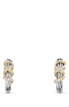 Women's Helena Small Hoop Earrings With Diamonds & 18k Gold