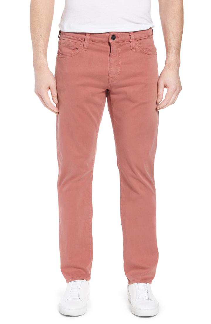 Men's 34 Heritage Courage Straight Leg Twill Pants X 34 - Red