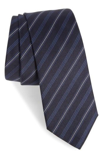 Men's Boss Stripe Tie, Size - Blue