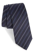 Men's Boss Stripe Tie, Size - Blue