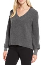 Women's Nordstrom Signature Boucle Cashmere Blend Sweater - Grey