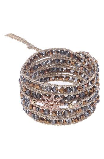 Women's Nakamol Design Crystal Beaded Wrap Bracelet