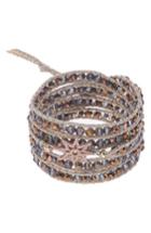 Women's Nakamol Design Crystal Beaded Wrap Bracelet
