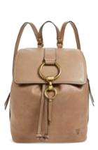 Frye Small Ilana Leather Backpack - Grey