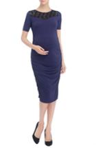 Women's Kimi And Kai 'ally' Maternity Body-con Dress - Blue