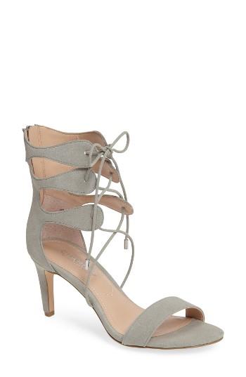 Women's Charles By Charles David Zone Lace-up Sandal M - Grey