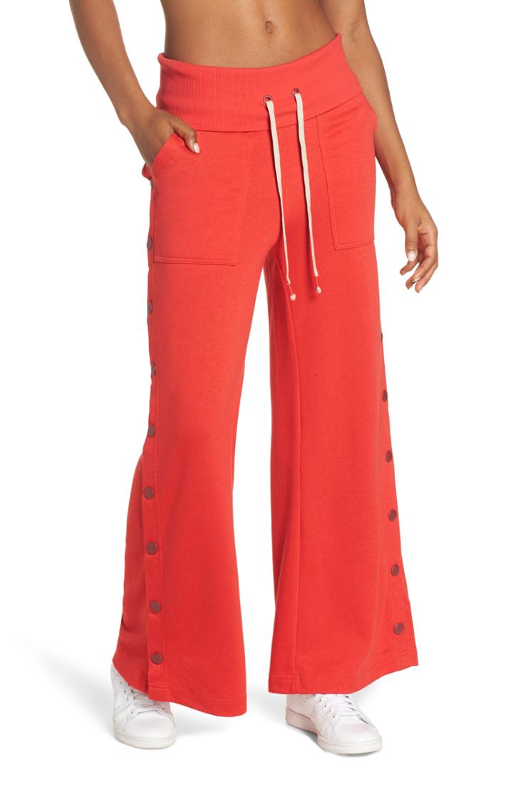Women's Free People Fp Movement Viola Snap Pants - Red