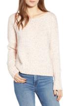 Women's Alexander Wang Side Split Merino Wool & Cashmere Blend Sweater - Grey