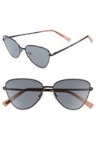 Women's Le Specs Echo 50mm Butterfly Sunglasses - Black