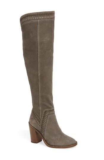 Women's Vince Camuto Madolee Over The Knee Boot .5 M - Grey