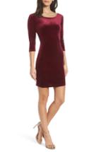 Women's Sequin Hearts Glitter Velvet Body-con Sheath